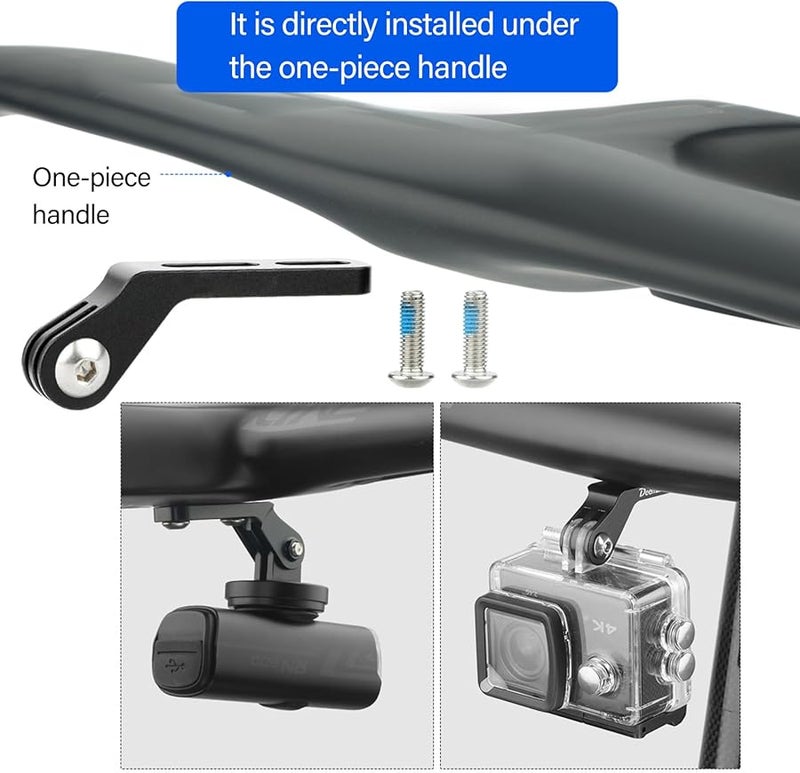 Universal Bike Handlebar Mount Extension Stand for Headlight and Computer in Color B - Image 2